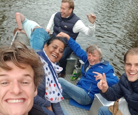 Company event Amsterdam canal tour