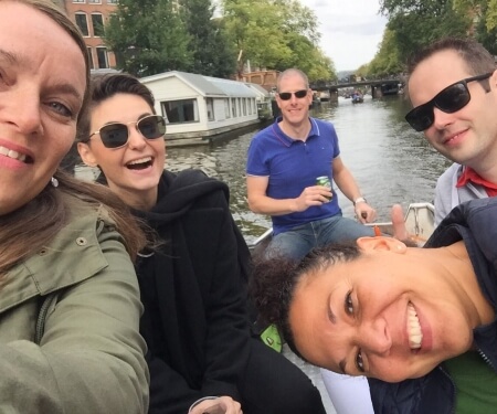 Corporate event boat tour Amsterdam