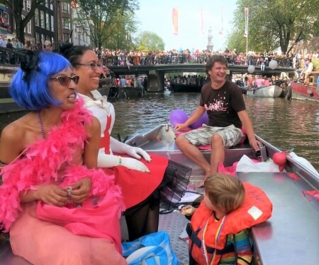 Rent a Boat Amsterdam Kingsday Gay Pride