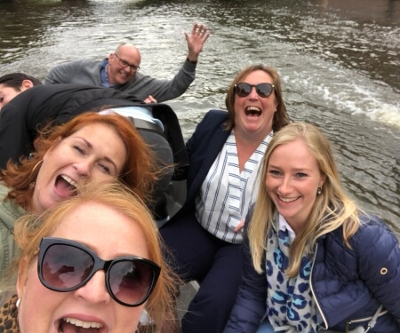 Team outing Amsterdam boat tour quiz
