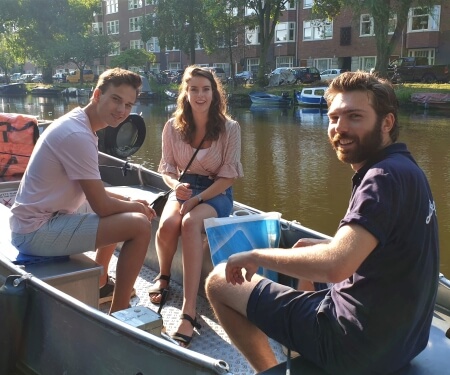 Canal boat rental Amsterdam